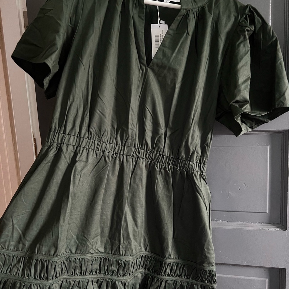 Baltic Born Dark Green Midi Dress - Picture 13 of 14